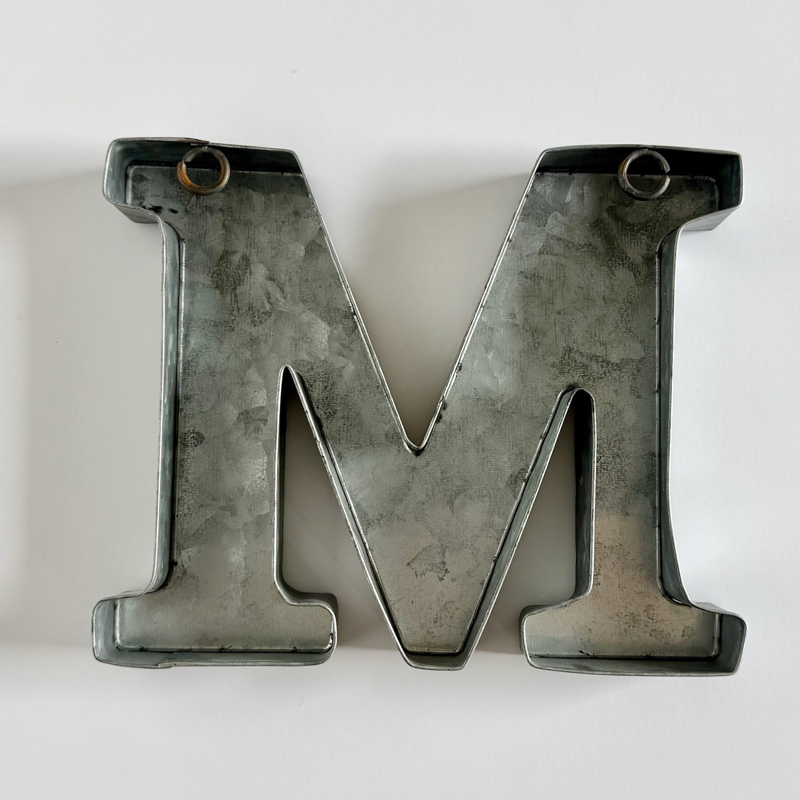 6″ Galvanized Metal Letters Western Barn Rustic Country Industrial Farmhouse 3D