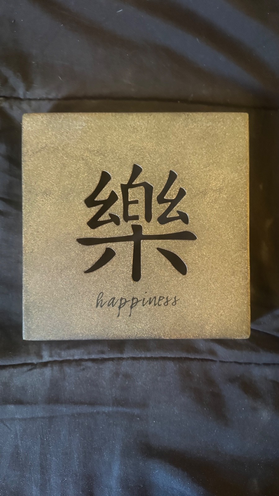 Asian Happiness 9X9 Metal Sign Home Decor