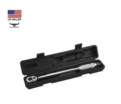 1/2″ Drive Click-Type Torque Wrench (20-150 ft-lb Range) Heavy-Duty Cam & Pawl