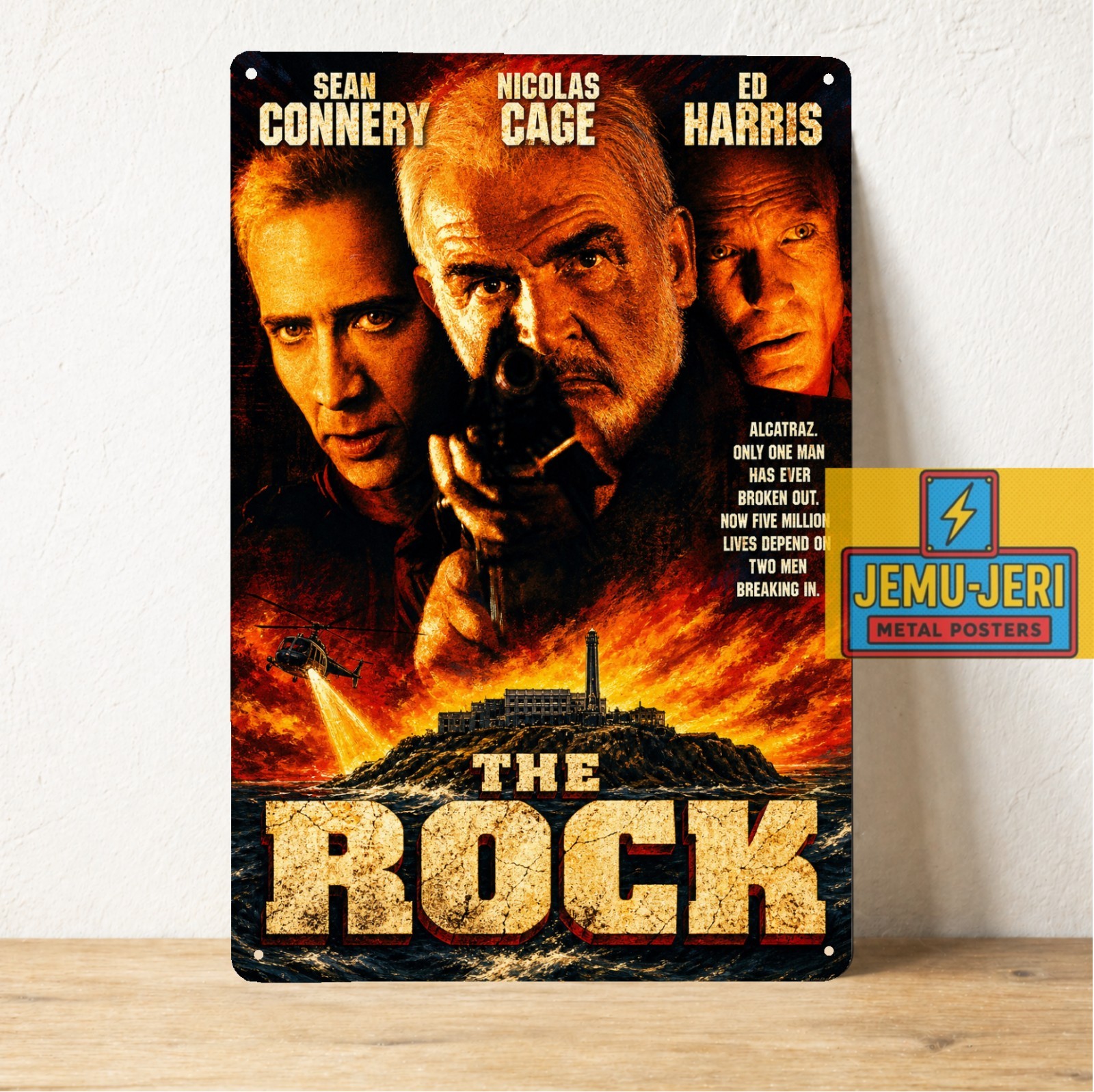 The Rock Sean Connery Movie Metal Poster Sign Size 8*12inch