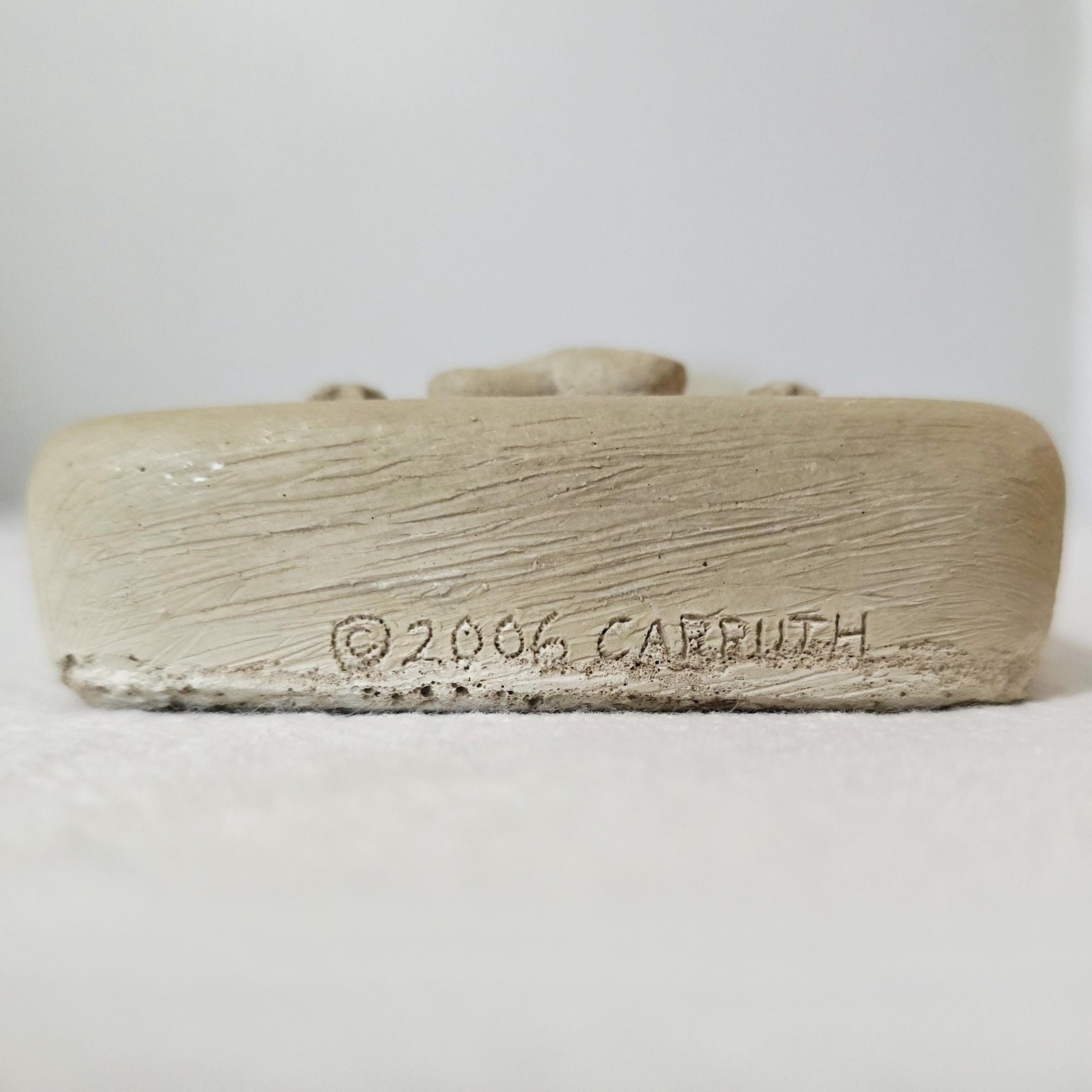 Vintage 2006 Carruth Studio Our Life Together Stone Sculpture Wall Plaque