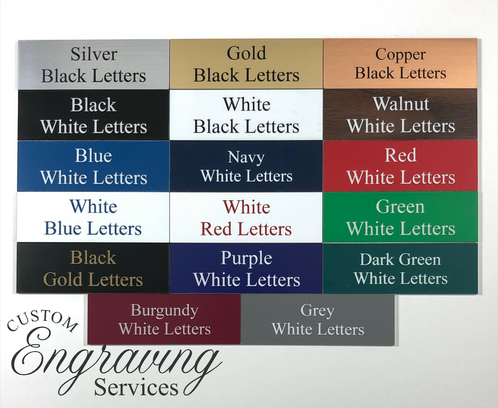 DESK NAME PLATE for office desk sign plaque EXECUTIVE Custom Engraving Services