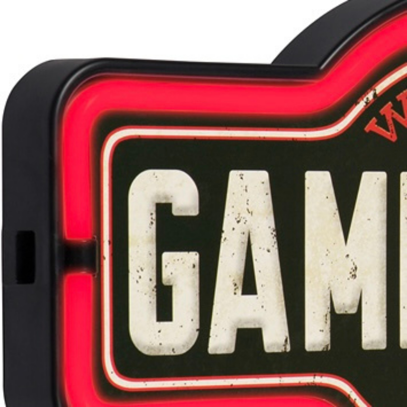 Game Room LED Neon Wall Sign Lighted Bar Man Cave Decor 17″ USB or Battery