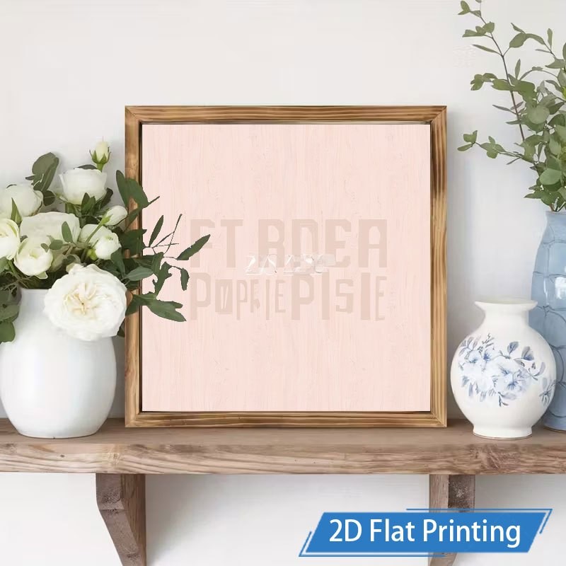 Blank Pink Wood Grain Wooden Sign Custom DIY Farmhouse Wall Decor Plaque