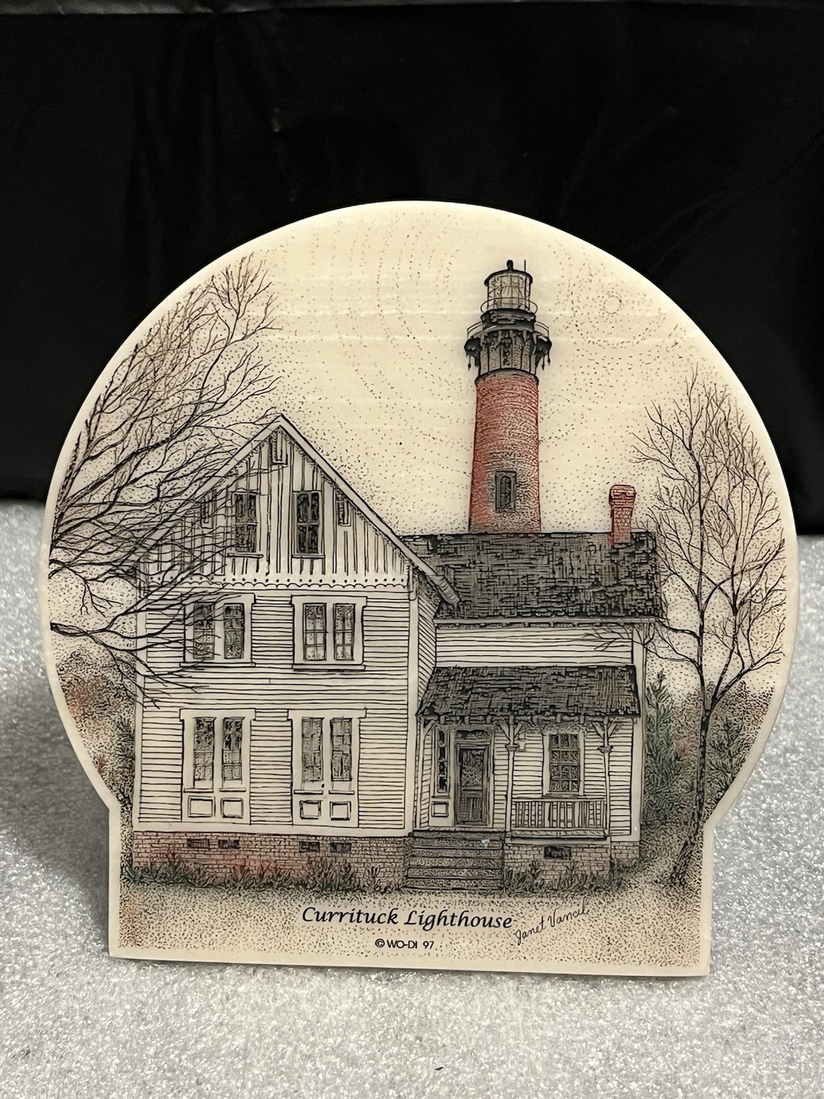 ‘97 Janet Vancil “ Currituck” Plaque 6.5”, Made In Tennessee