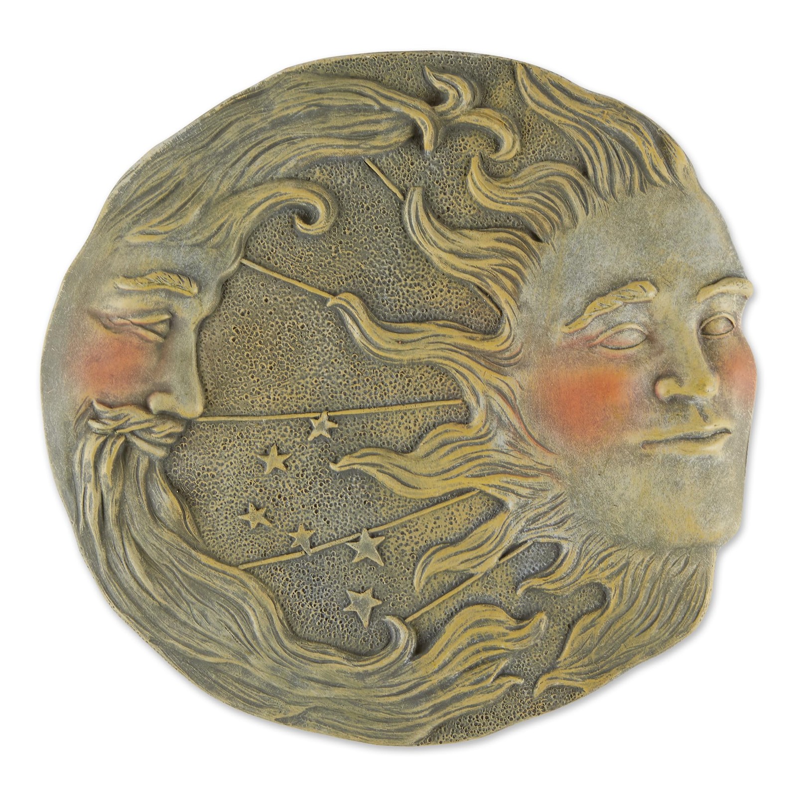 Gifts & Decor Celestial Sun Moon Star Wall Plaque for Living Room