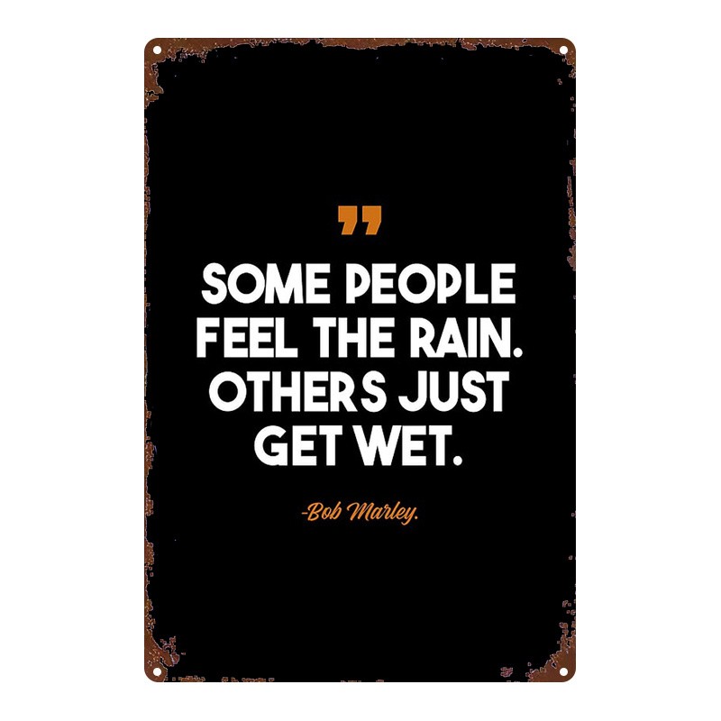 Bob Marley Metal Sign 8×12 inches 2D Flat Wall Art