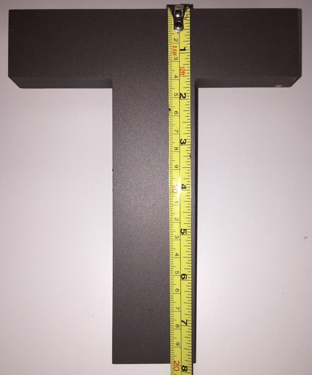 LETTERS,PLASTIC, 8 X 6 INCH,STUDDED,INDUSTRIAL,DECOR,A,C,E,F,G,H,I,N,O,R,S,T,X