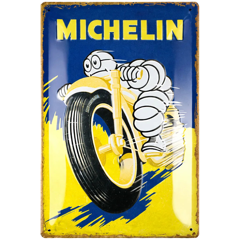 Michelin Tyres Retro Tin Sign
