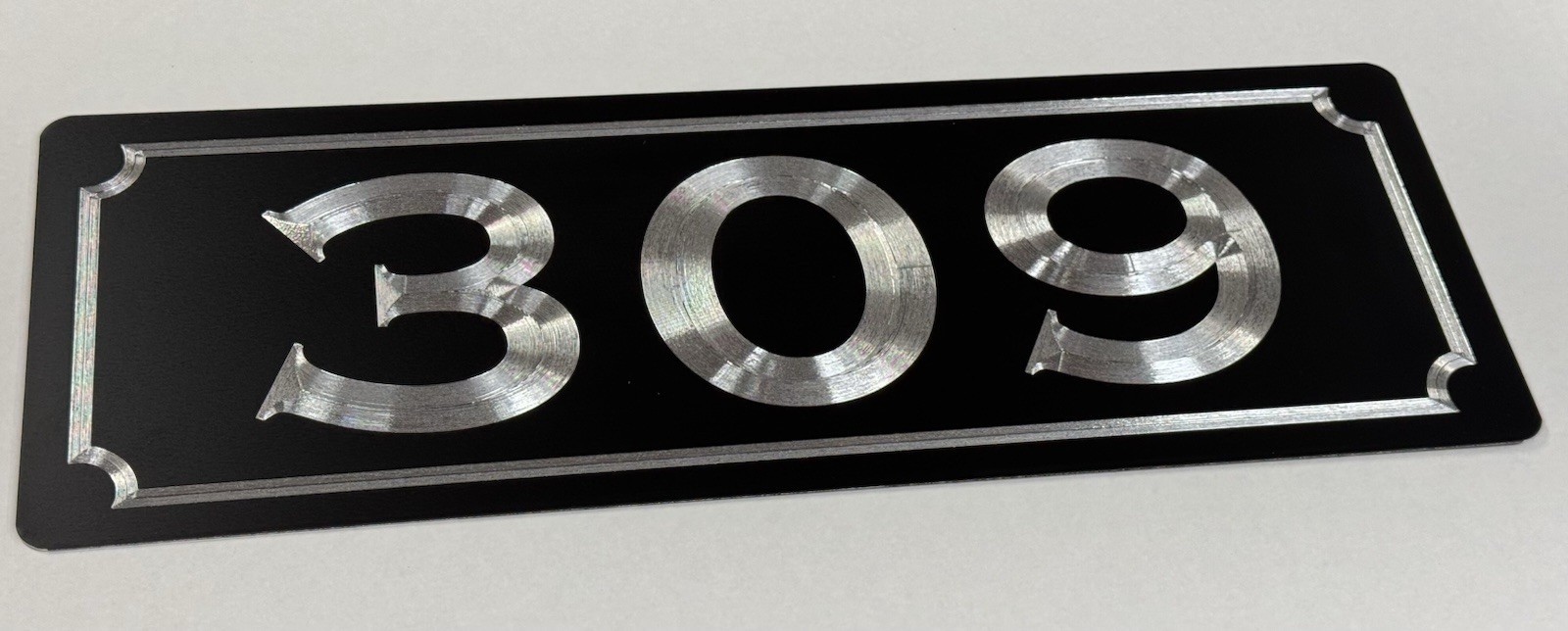 Engraved Personalized Custom House Home Number Street Address Metal 14×5 Sign