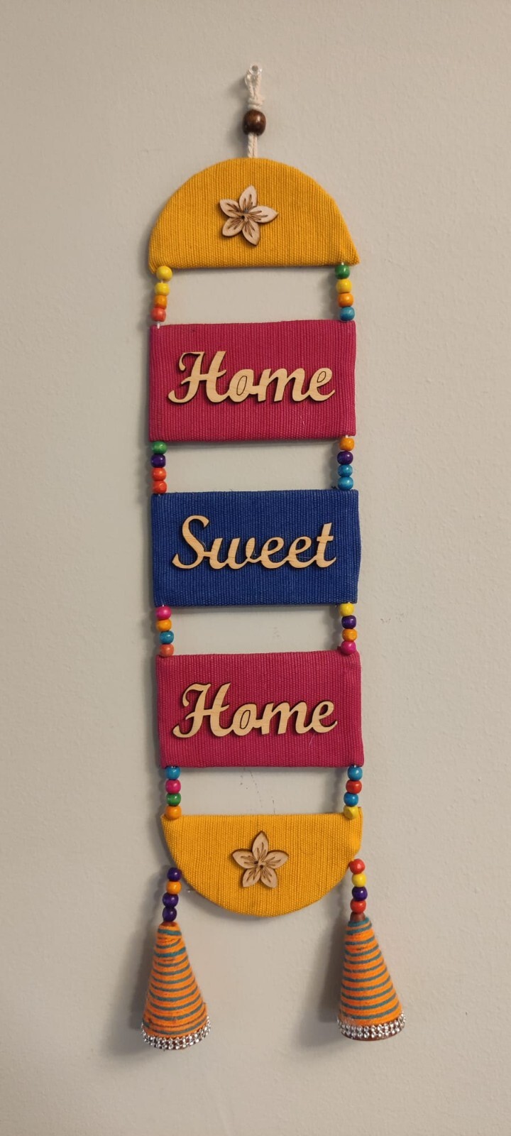 Fully Handmade Home Sweet Home Sign Decor & Wall Hanging — Medium