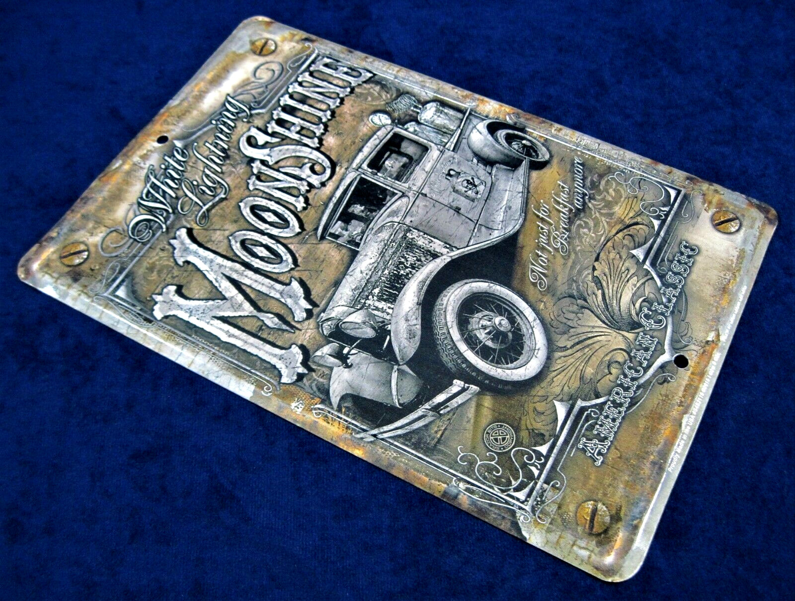 MOONSHINE – *US MADE* – Full Color Metal Sign – Man Cave Garage Bar Pub Décor