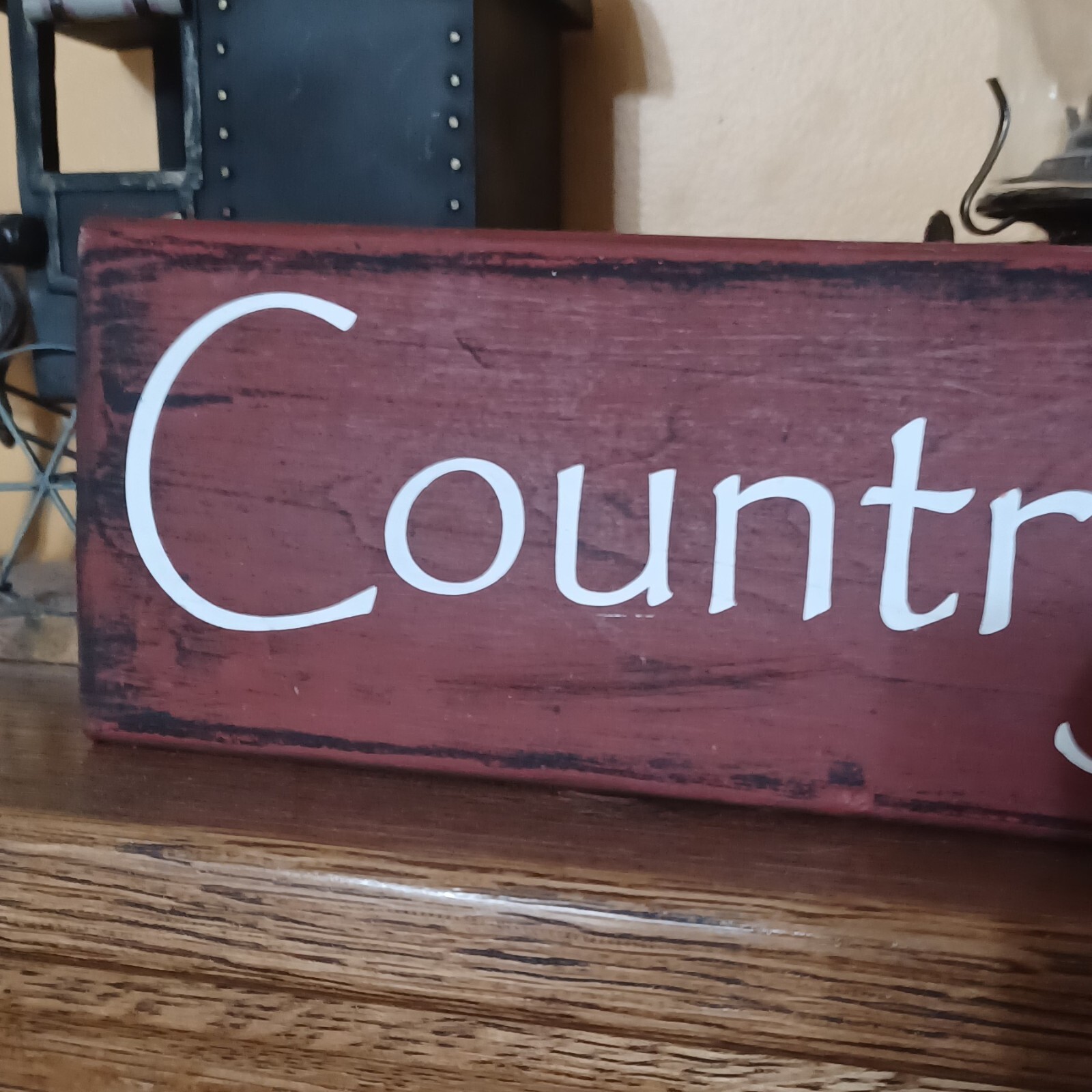 Country Kitchen Rustic Primitive Farmhouse kitchen sign Handcrafted customizable