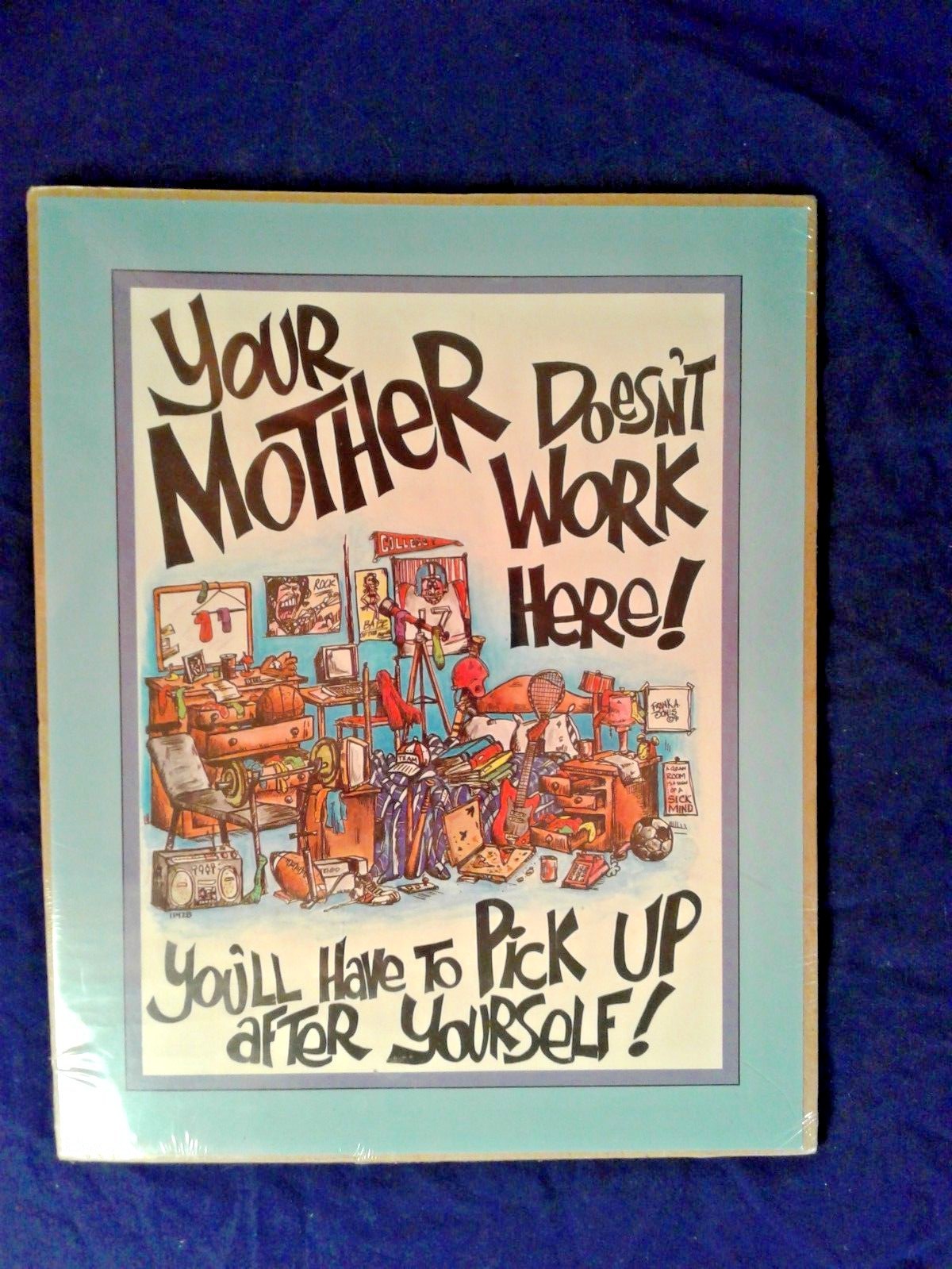Frank Jones Parody Plaque, Children’s Poster 8″ X 10″ By Child’s Messy Room