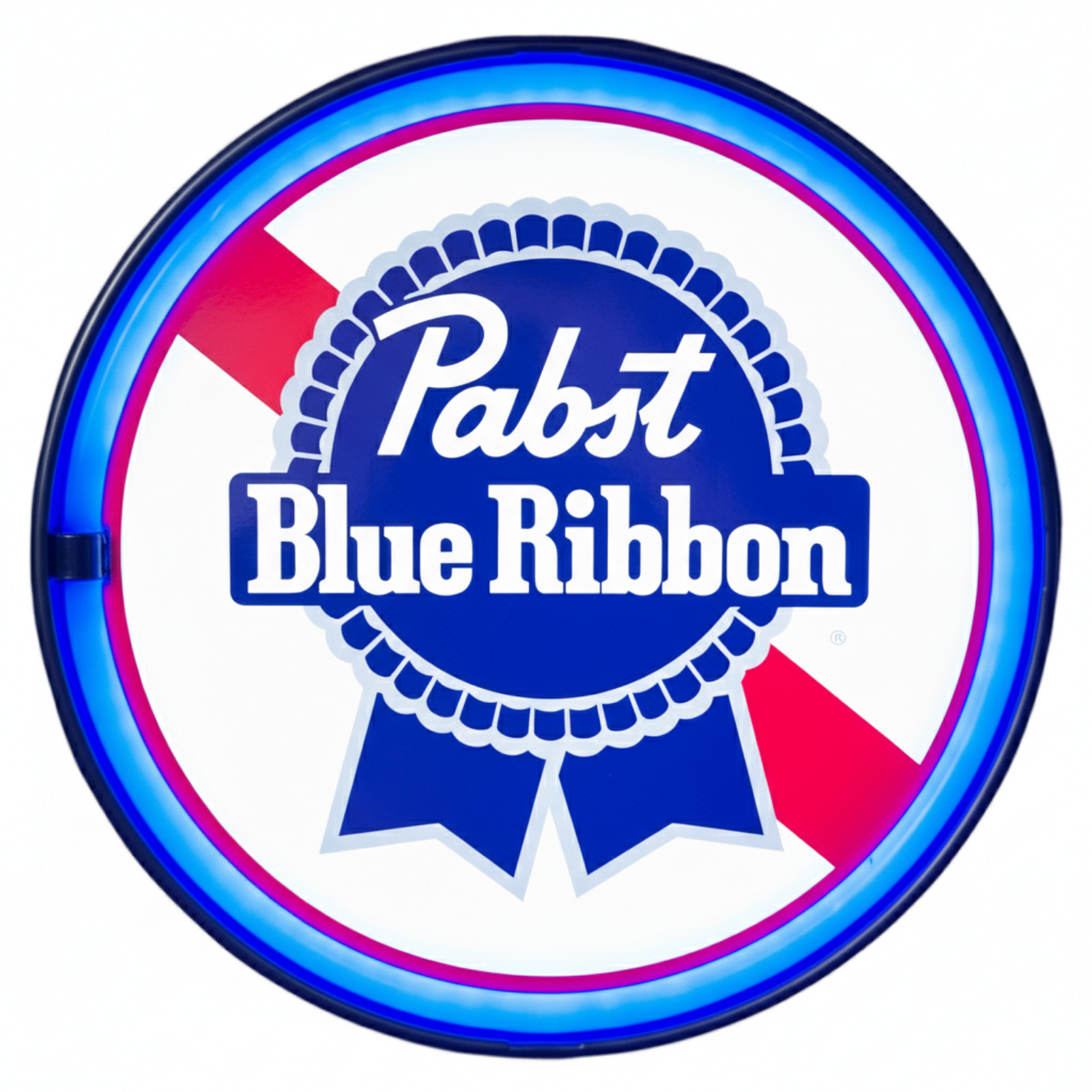 Pabst Blue Ribbon 12″ LED Neon-Style Rope Light Sign Man Cave Bar Wall Decor
