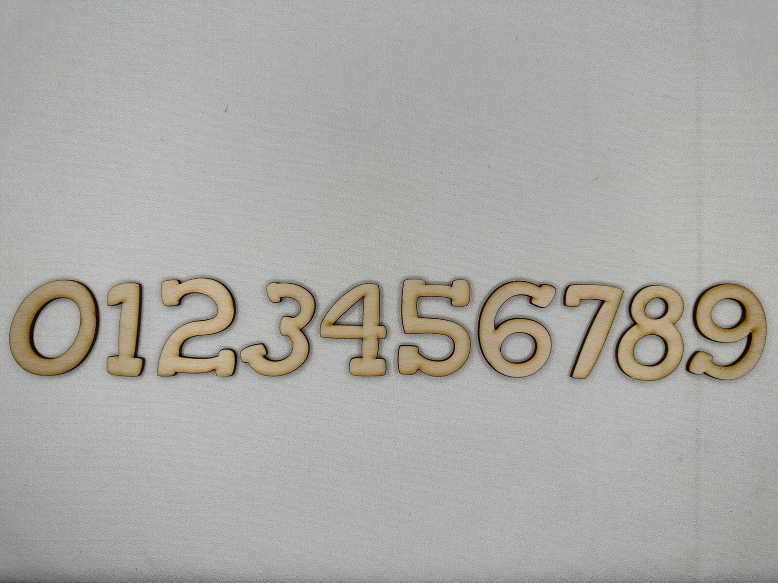 Laser Cut Unfinished Wood Letters or Numbers Gorditas Font Craft Cutout