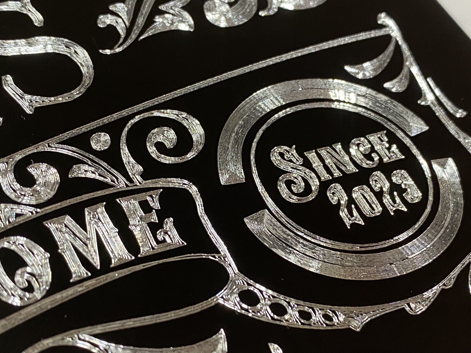 Engraved Personalized Custom Welcome Family Name House Home Metal 6×12 Sign Gift