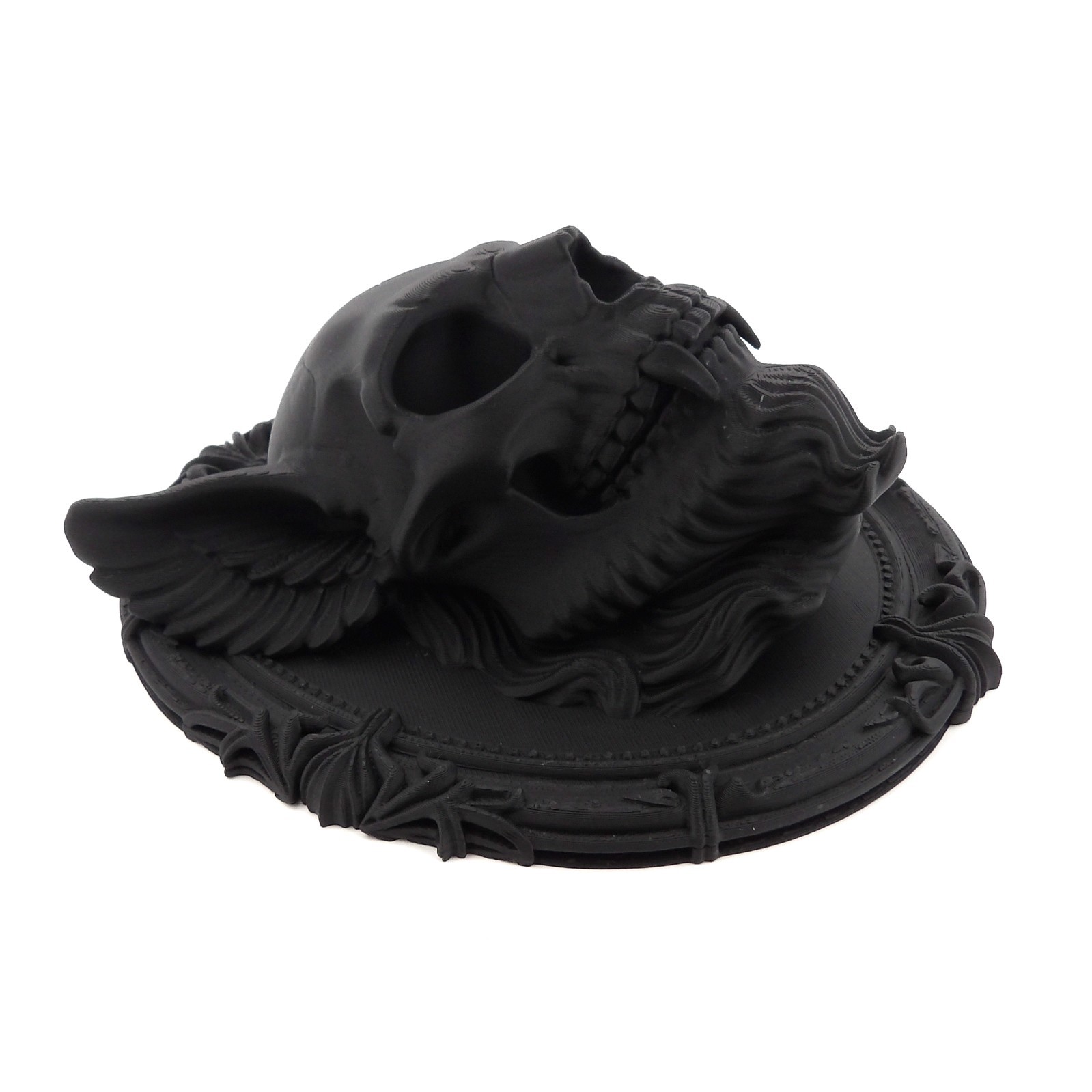 3D Printed Gothic Cathedral Arch Wall Plaque Floral Vine Dark Academia Decor