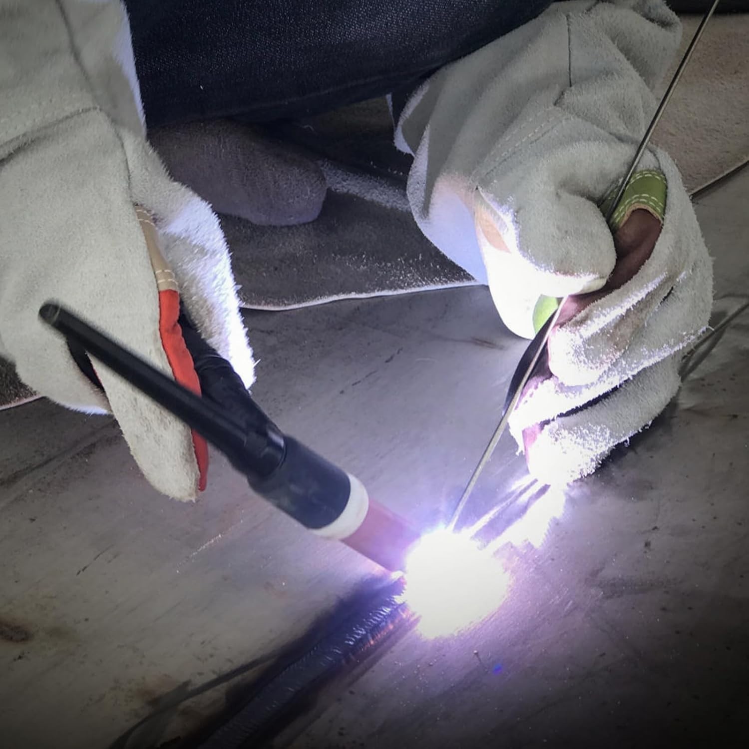 5LB ER70S-6 Copper Coated Mild Steel Welding Rod, 1/16″ x 16″ for Professionals