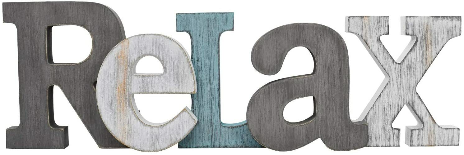 Rustic Wood Letters Sign Free Standing Table Top Sign Wall Mounted Letters Decor