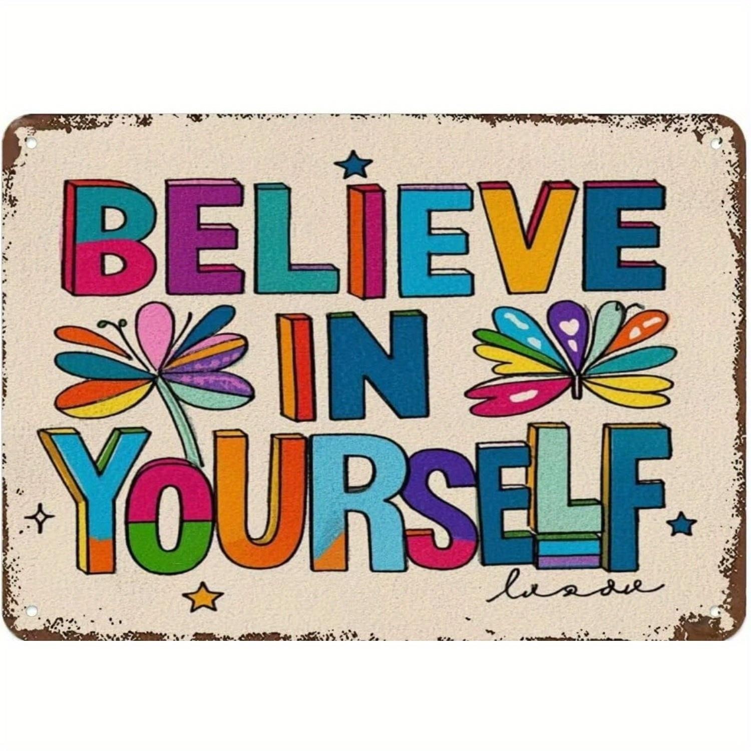 Vintage Metal Wall Sign 8×12 Inch Irregular Shape