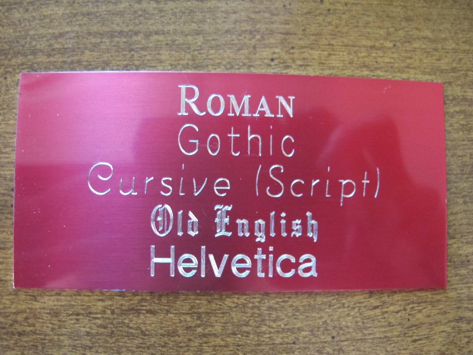 Custom Engraved Plate BRASS 2″x4″ Custom Name Plate Plaque Art Label Tag Gift