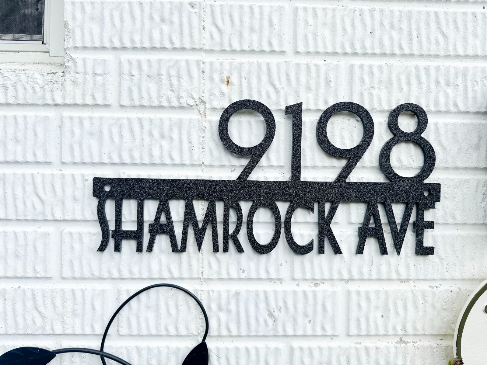 Engraved Custom House Number Sign | HDPE Personalized Street Address
