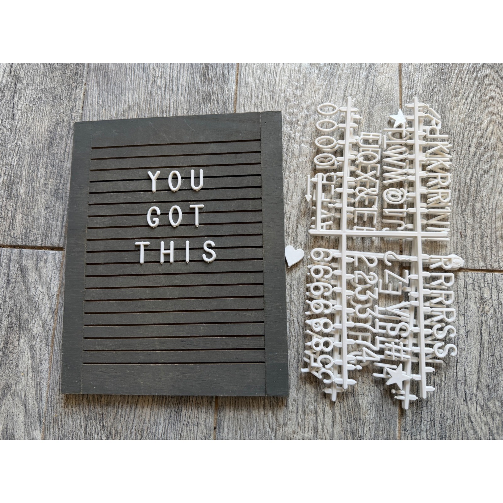 Letter Board Home Decor Wood Changeable Message Sign frame art Custom Letters