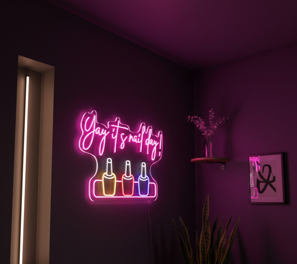 Custom Neon Sign for Salon & Bar | Personalized Name Sign | Custom LED Wall Sign