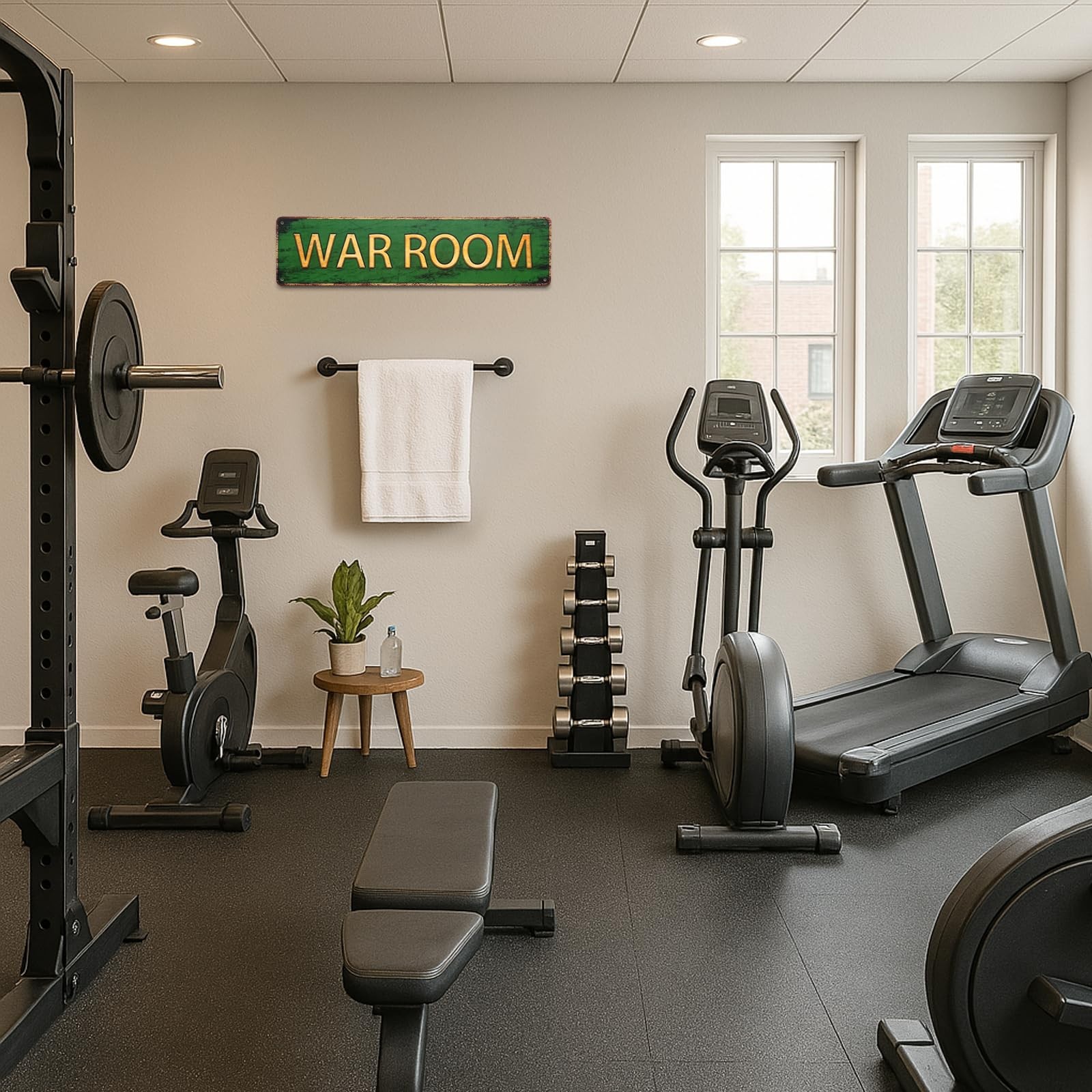 WAR ROOM Metal Sign – Vintage Aluminum Wall Decor for bar, 4×16, War Room