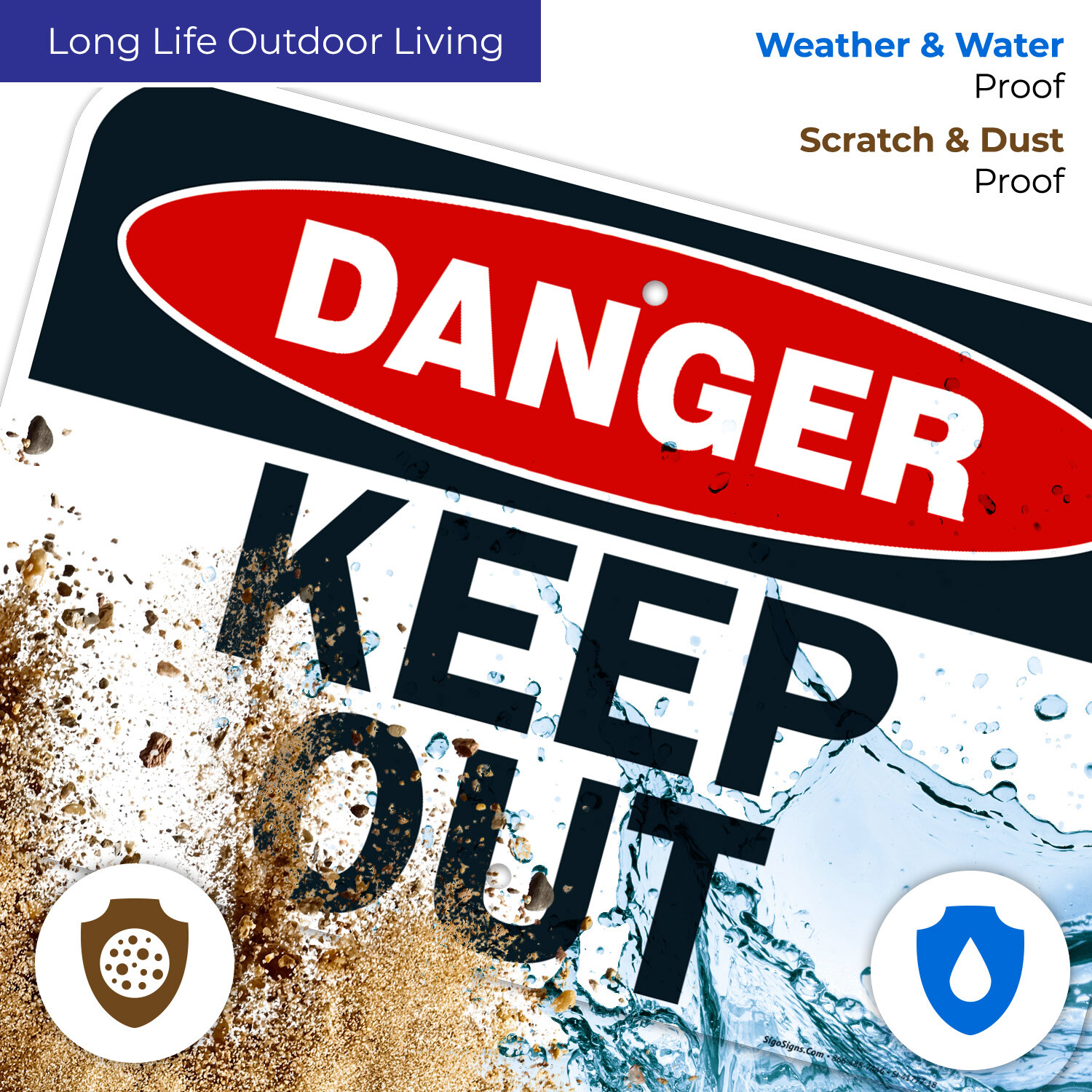 Danger Keep Out Sign,