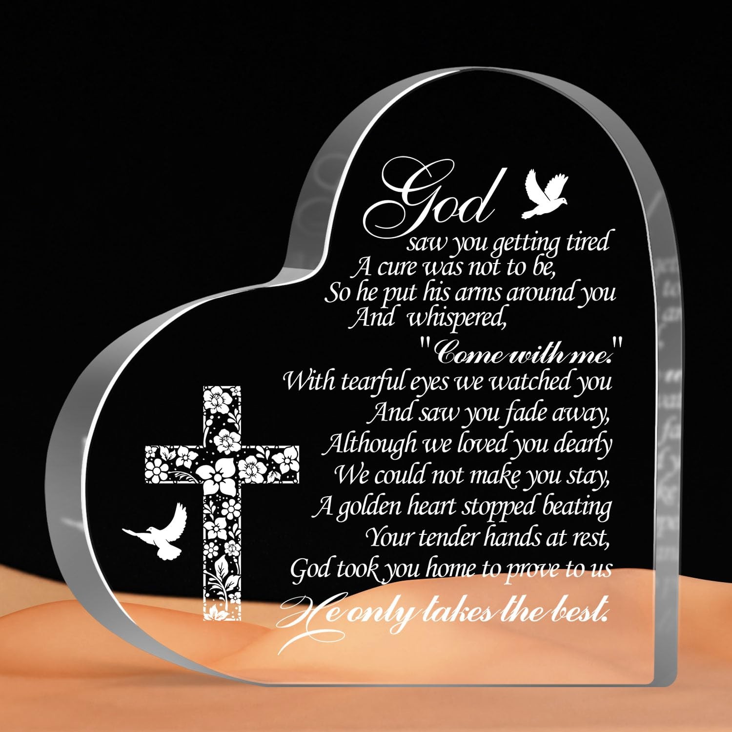 Personalized Memorial Keepsake Sign Loss of Loved One Gift Condolences