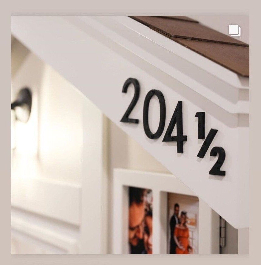 3 inch Modern House Address Numbers Letters, color choices