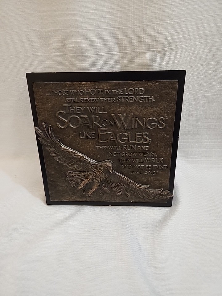 Christian Wall Art Isaiah 40:31 They Will Soar on Wings Like Eagles, Lighthouse