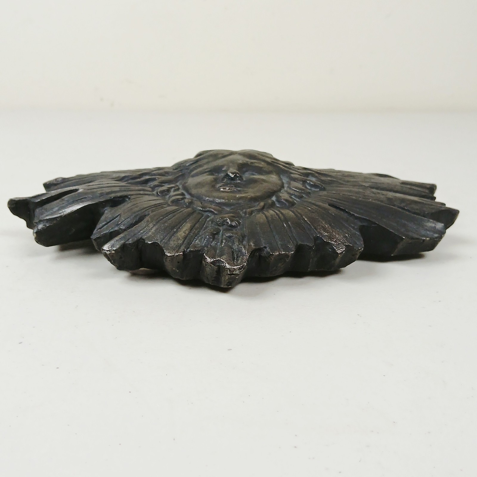 Sculpted Art Nouveau Wall Art Plaque Louis XIV Sun King Bas Relief