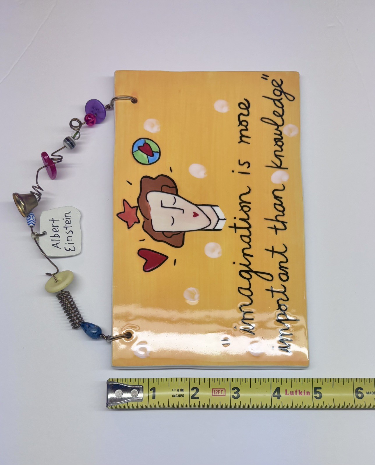 Sandra Magsamen For SILVESTRI Albert Einstein Quote “imagination is more …”