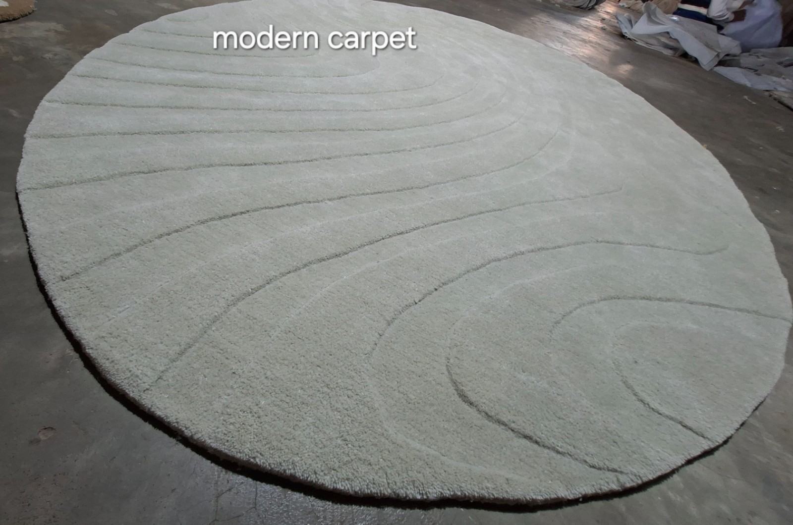 Irregular Shape Rugs Handmade 100% Woolen Hand Tufted For Home Decoration