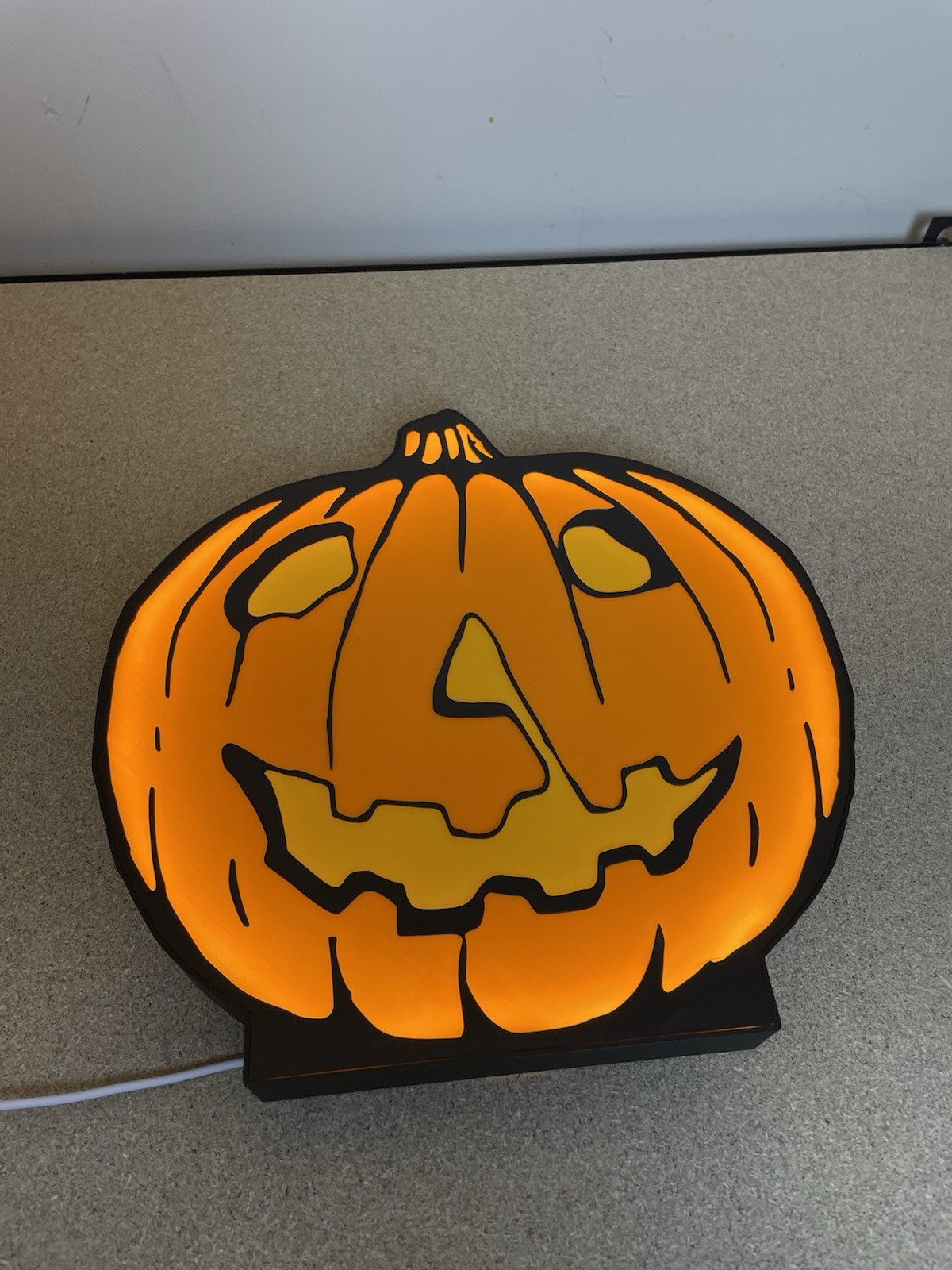 Halloween Light Box Sign