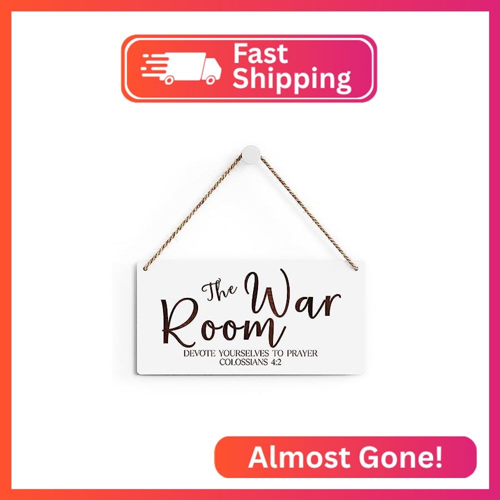 Rustic War Room Decor Christian Decor Bible Verse Wood Decor Sign Regalos Cristi