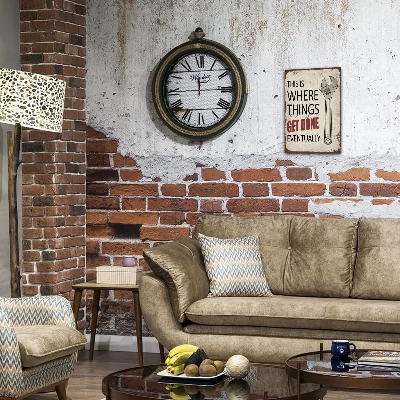 YOYI ART Vintage Garage Decor for Men – This is Where Things Get Done Eventually