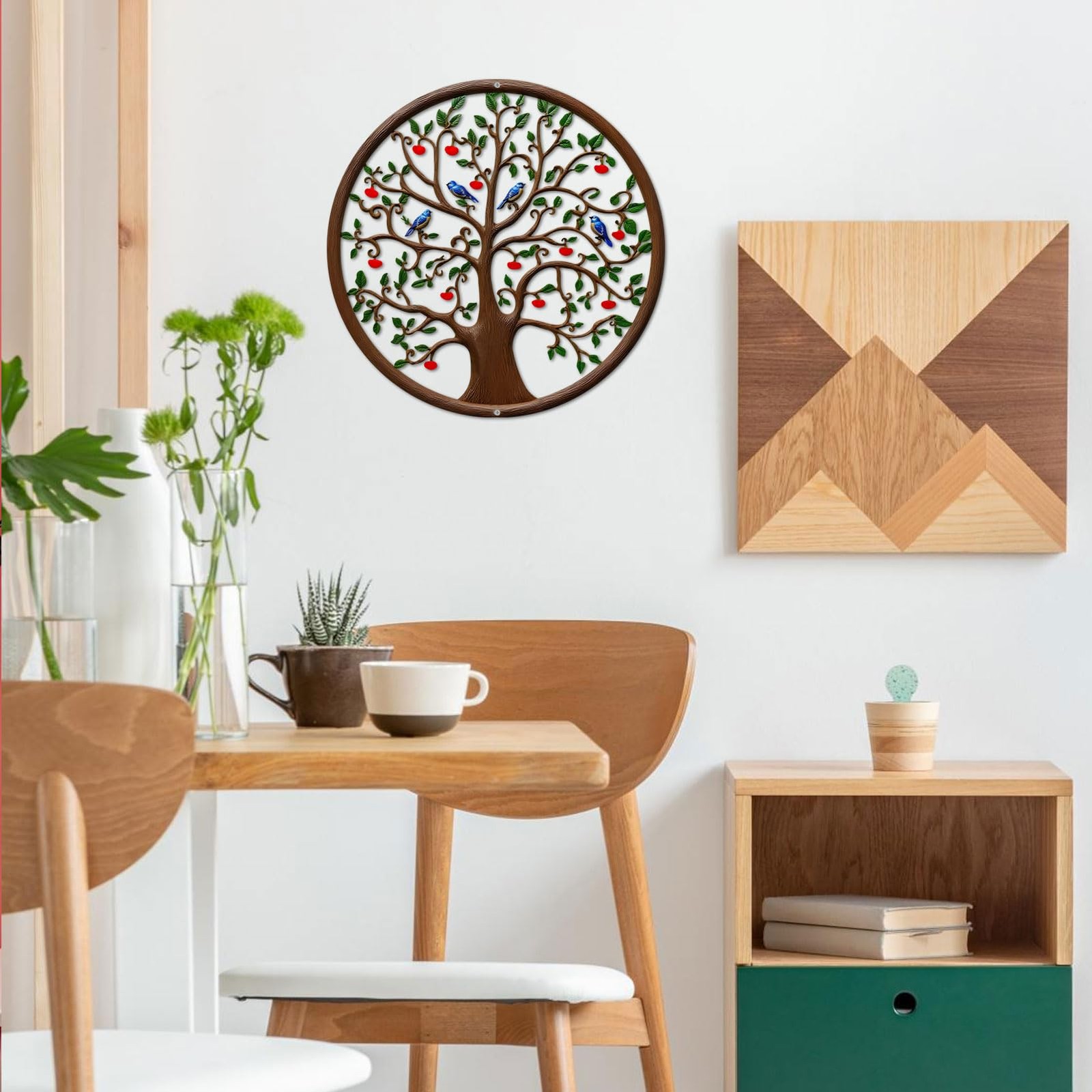 11 Inches Tree of Life Wall Art Metal Tree Life Wall Decor Family Tree Wall P…