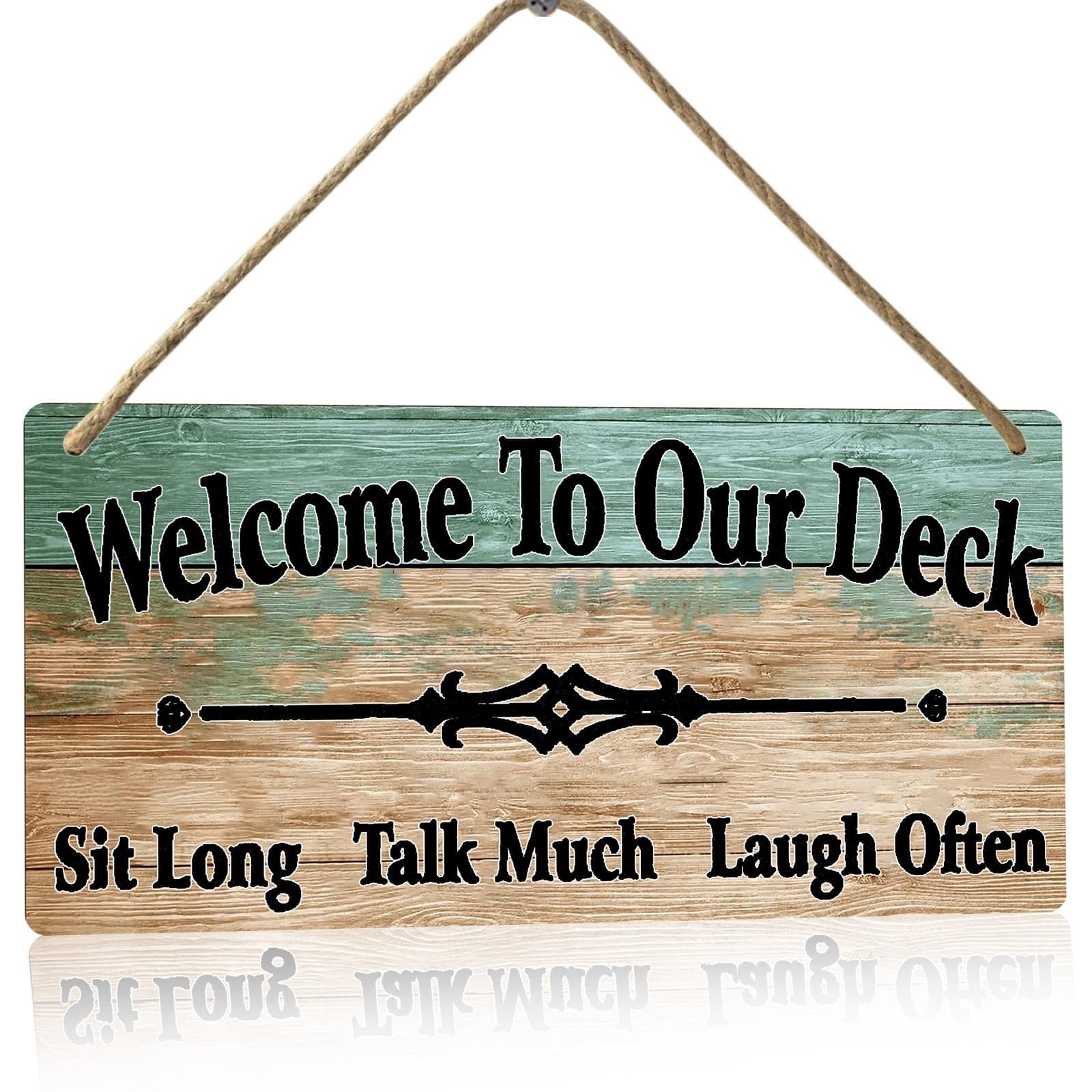 Outdoor Deck Decor Signs For Outside Welcome To Our Deck Sign Backyard Signs Poo