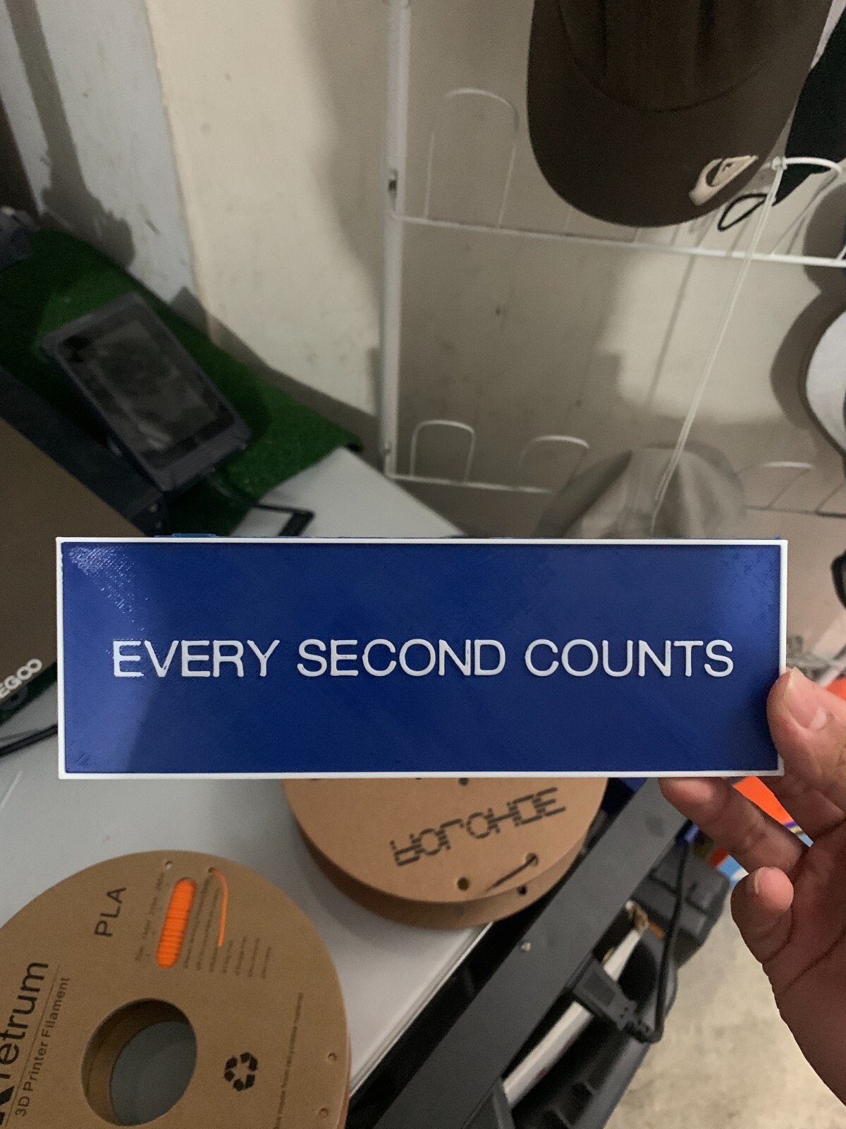 The Bear Every Second Counts Sign