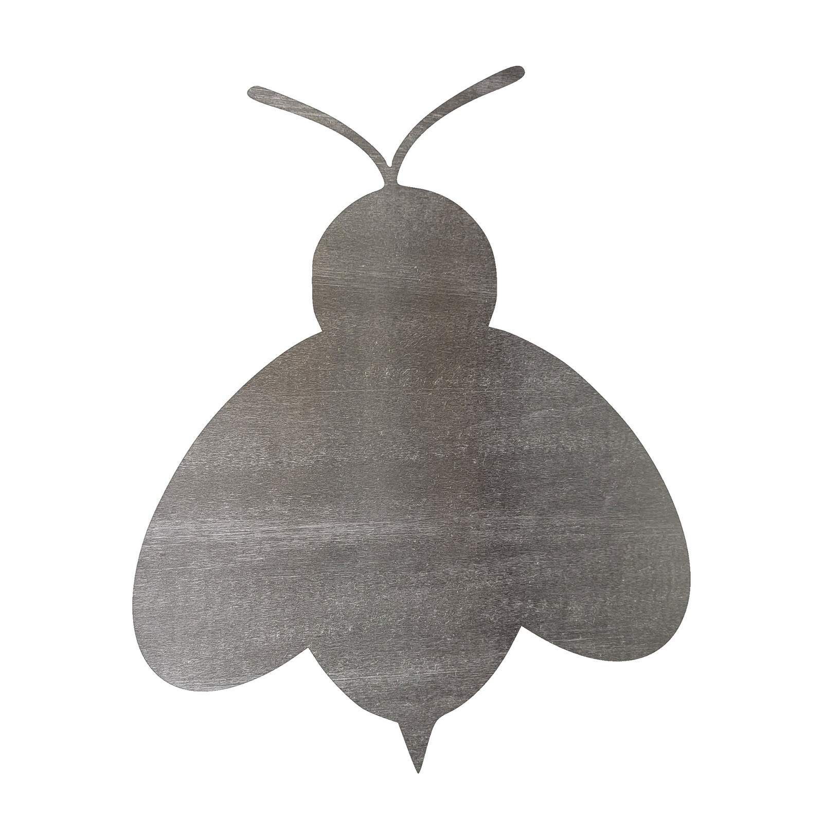 Bee 2 Steel Cutout Shape, Raw Metal Wall Art and Craft Supply