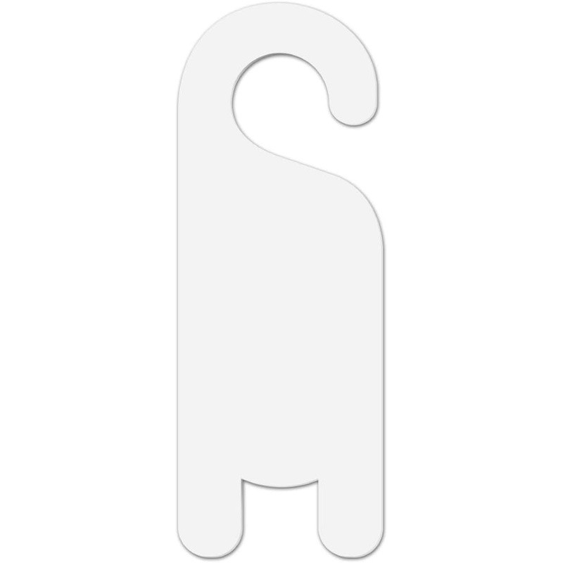 Durable Plastic Door Sign Please Knock Indoor Outdoor Universal Size Mount New