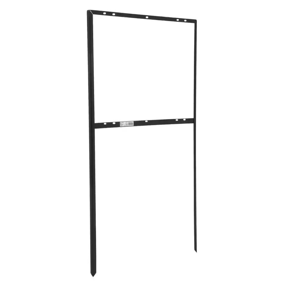 18 In. X 24 In. Metal Sign Frame One-Sided Fade Resistant Non-Lighted Yard Stake