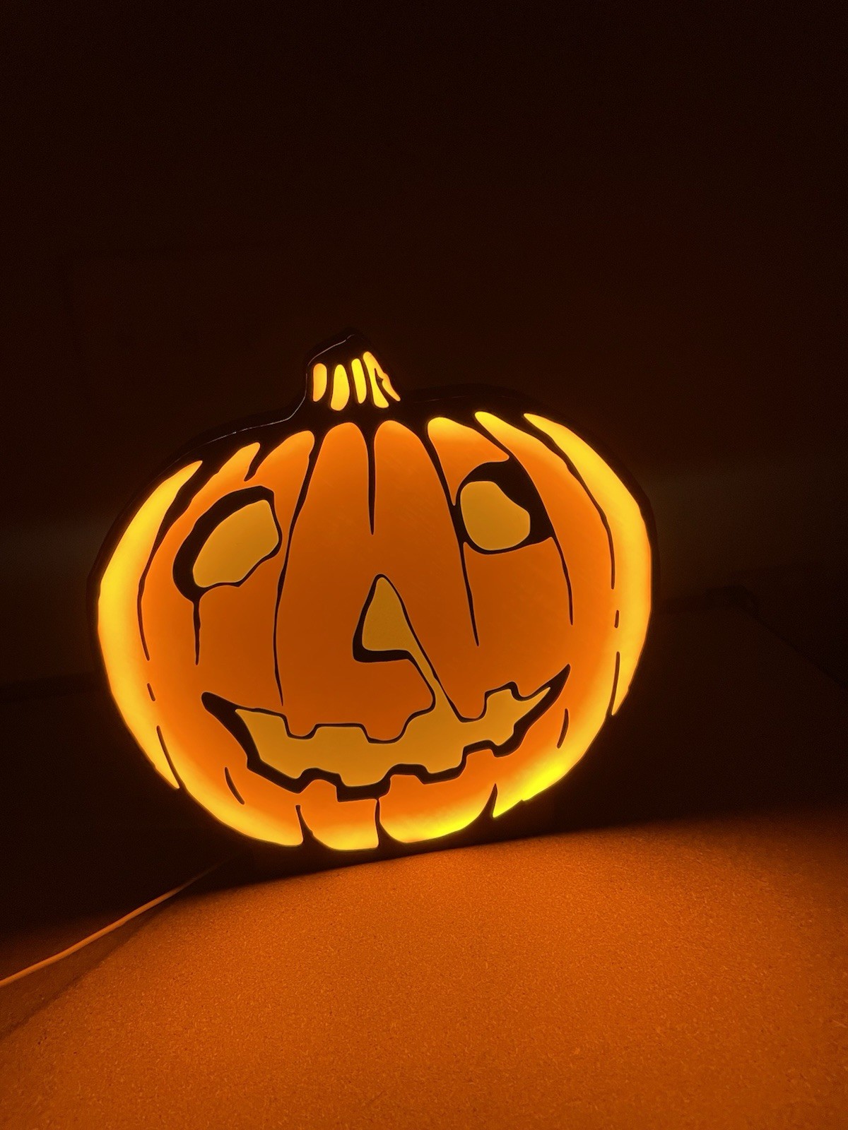Halloween Light Box Sign