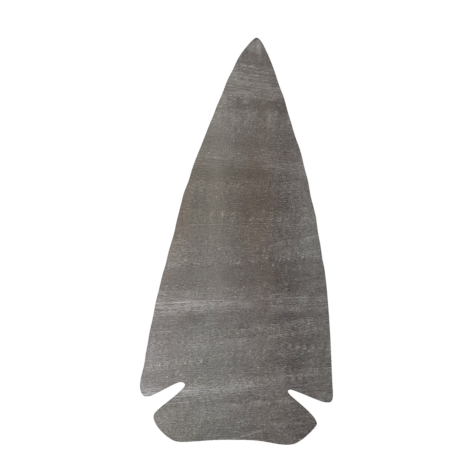 Arrowhead 2 Steel Cutout Shape, Raw Metal Wall Art and Craft Supply