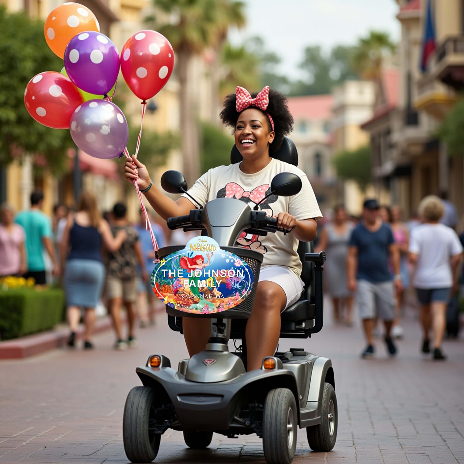 Custom Disney Stroller & Scooter Name Tag – Personalized Family ID Sign Parks
