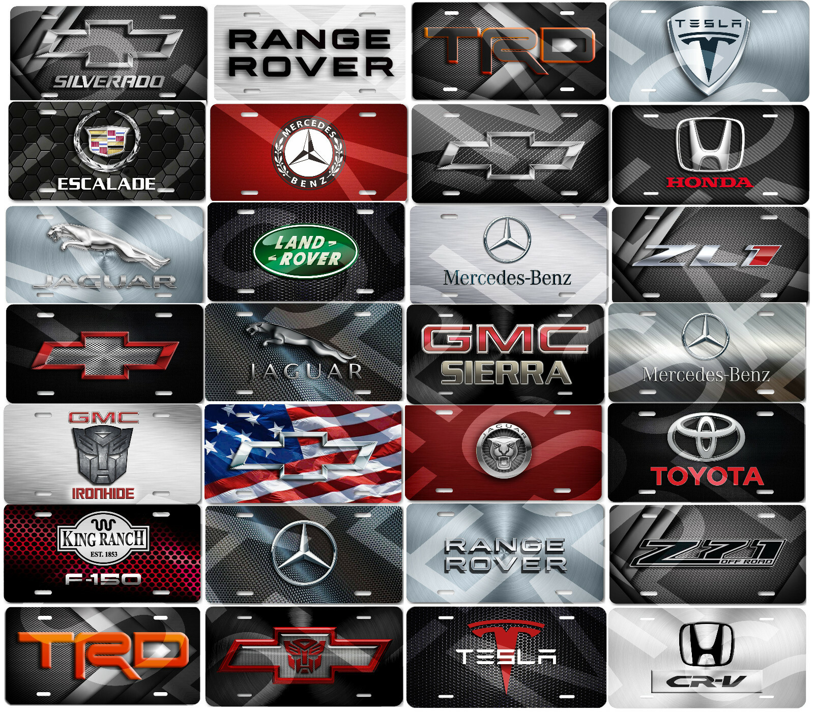 Your Logo Text Aluminum Car Personalize License Plate or SIGN Tag Name Custom